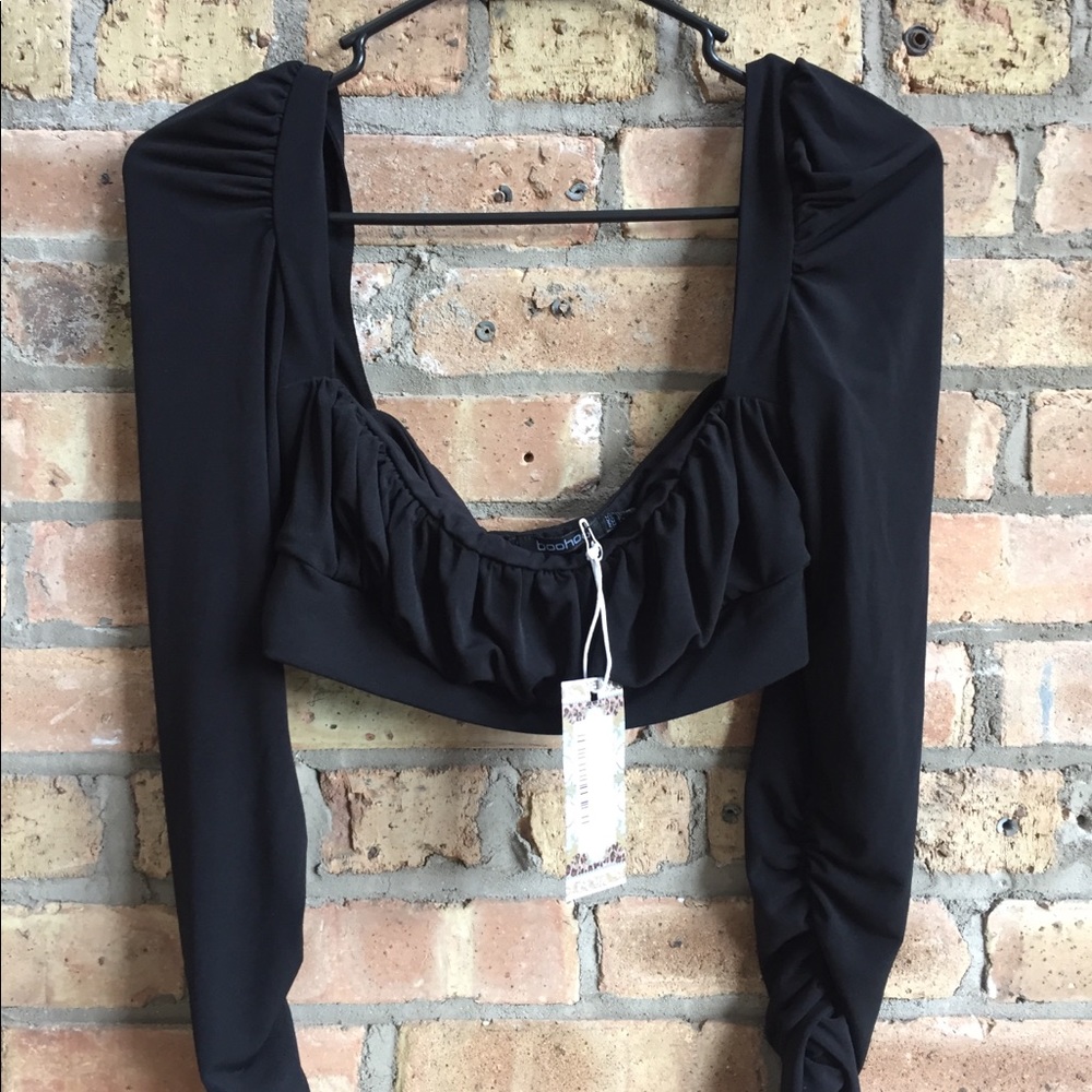 Boohoo crop top